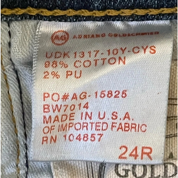 AG ADRIANO GOLDSCHMIED VINTAGE SUPER SKINNY RIPPED JEANS SIZE 24R - Picture 8 of 13